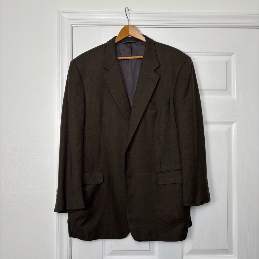 Hickey Freeman Dark Brown Blazer